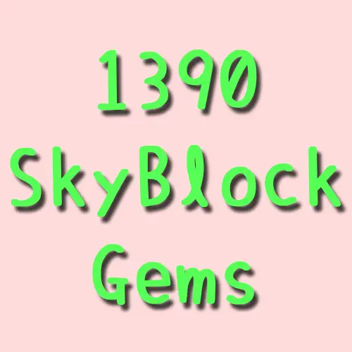 1350 SkyBlock Gems (+40 bonus gems!)