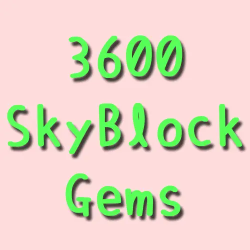 3375 SkyBlock Gems (+225 bonus gems!)