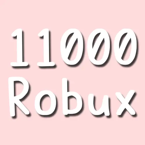Roblox 11000 Robux 代購