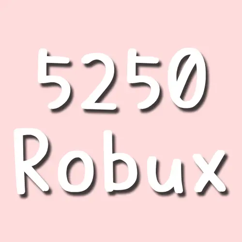 Roblox 5250 Robux 代購